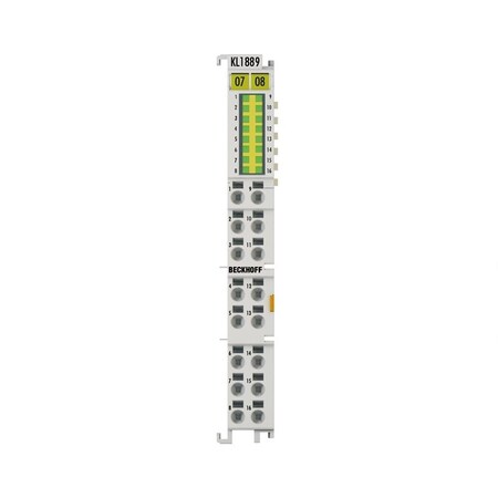Beckhoff Bus Terminal, 16-channel digital input, 24 V DC, 3 ms, ground switching KL1889